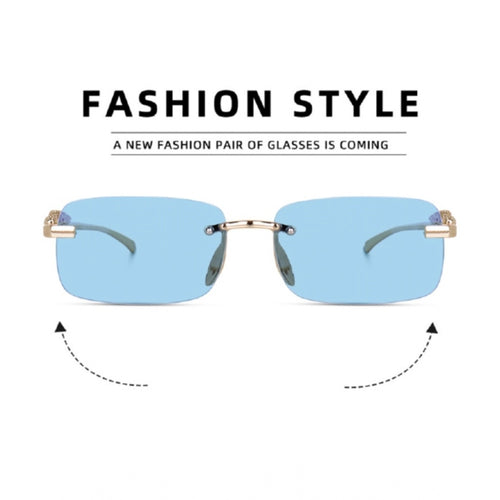 Generic Classic Unisex UV400 Protection Sunglasses (Gold)