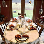Generic Cotton Dining Table Round Placemat Mats Set of 4 (Beige)