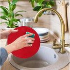 Generic Cotton Dining Table Round Placemat Mats Set of 4 (Red)