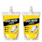 Generic Pack of 2 Kitchen Cleaning Dishwash Liquid Pouches 100 ML
