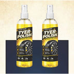 Generic Pack of 2 Deep Black Tyer Polish Liquid Spray Bottle 100 ML