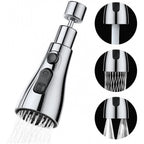 Generic 360 Degree Movable Faucet (Silver)