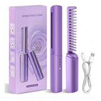 Generic Pack of 2 Rechargeable Mini Hair Straightener (Multicolor)