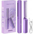 Generic Pack of 2 Rechargeable Mini Hair Straightener (Multicolor)