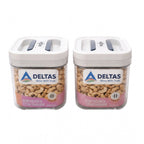 Generic Pack of 2 Switchers Airtight Storage Container Set 500 ML (White)