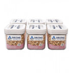 Generic Pack of 6 Switchers Airtight Storage Container Set 500 ML (White)