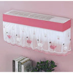 Generic Pack of 2 AC Cover 1 And 1.5 Ton (Pink-White)