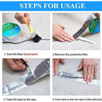 Generic Pack of 2 Aluminium Waterproof Foil Tape 2 Inch (Silver)
