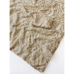 Generic Women's Satin Embellished Saree With Unstitched Blouse 5.5Mtr (Cream)