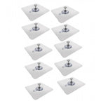 Generic Pack of 10 Plastic Wall Hook (Multicolor)