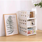 Generic Pack of 1 Plastic Foldable Stackable Storage Organizer (White)
