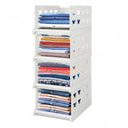 Generic Pack of 1 Plastic Foldable Stackable Storage Organizer (White)